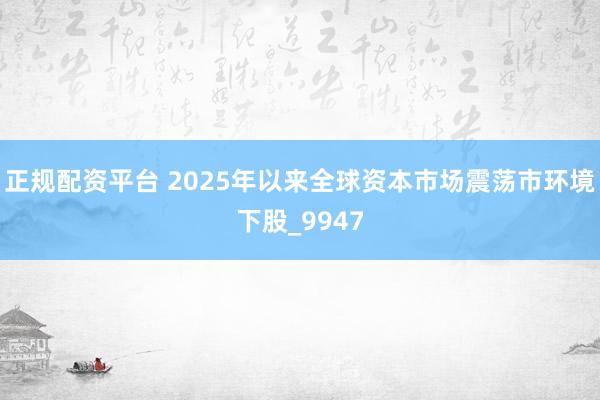 正规配资平台 2025年以来全球资本市场震荡市环境下股_9947