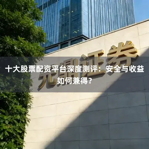 十大股票配资平台深度测评:安全与收益如何兼得?