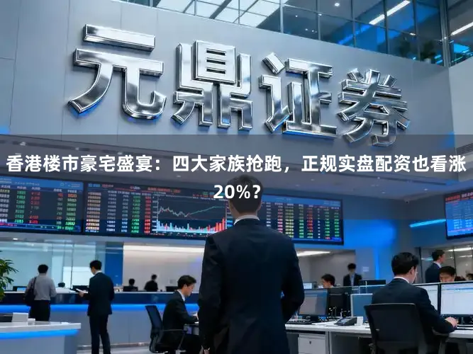 香港楼市豪宅盛宴：四大家族抢跑，正规实盘配资也看涨20%？