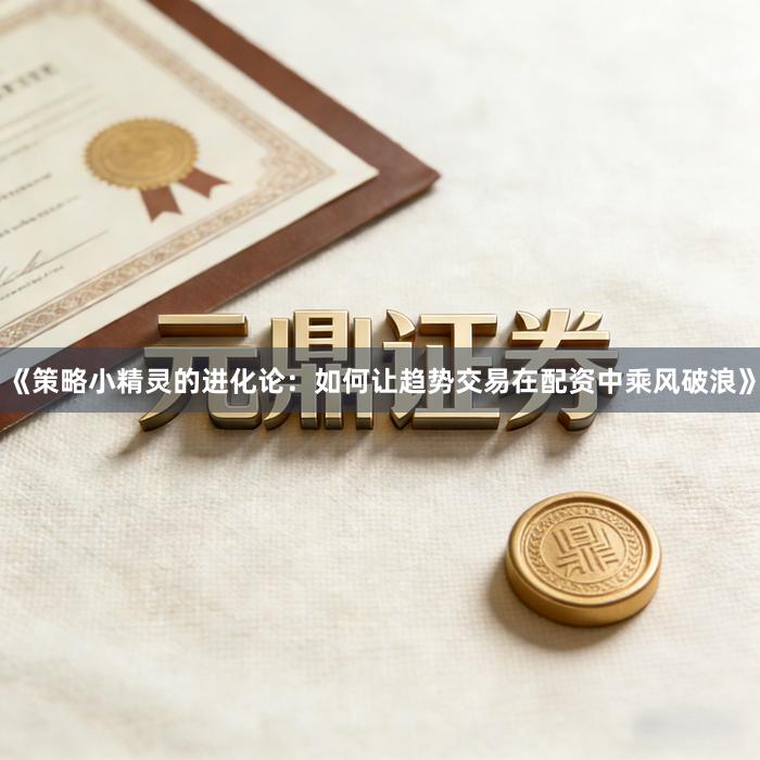 《策略小精灵的进化论：如何让趋势交易在配资中乘风破浪》