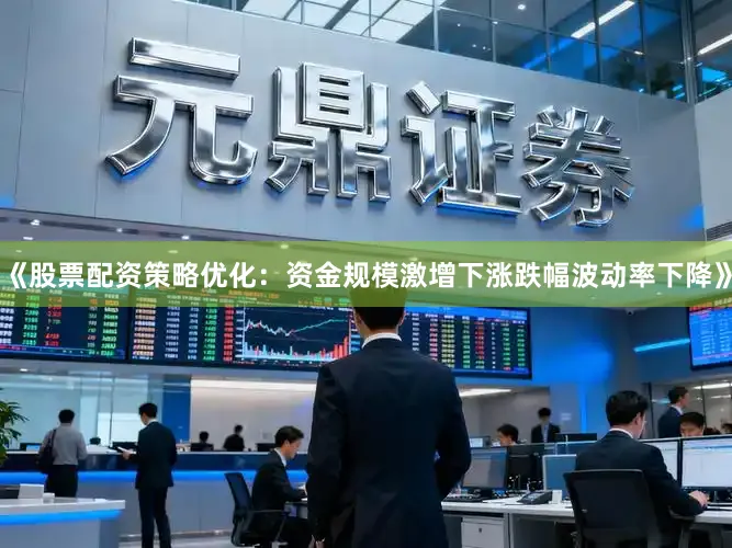 《股票配资策略优化：资金规模激增下涨跌幅波动率下降》